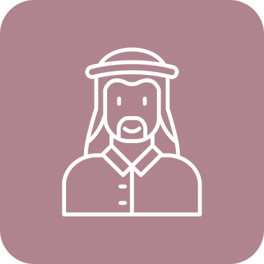 Bir adamın vektör illüstrasyonu