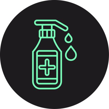 sıvı simgenin vektör şişesi