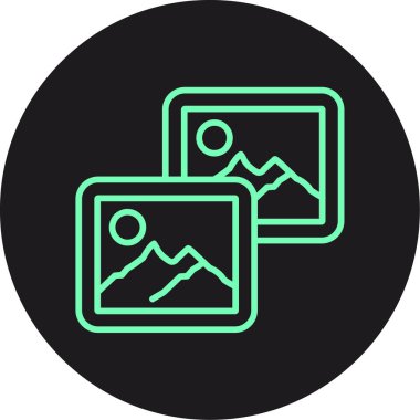 Güzel Kamera vektör satırı simgesi