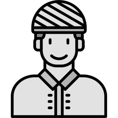 avatar simgesi vektör illüstrasyonu