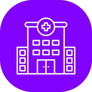 Hastane Simgesi Vektör İllüstrasyonu