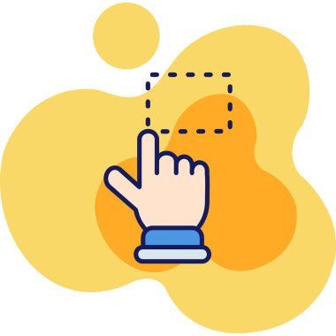 El hareketi simgesi - taslak biçimi