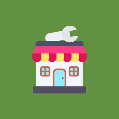 Sepetli ve köpekli bir ev.