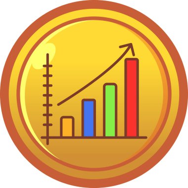 Grafik çizelgesi simgesi modayı izole etti