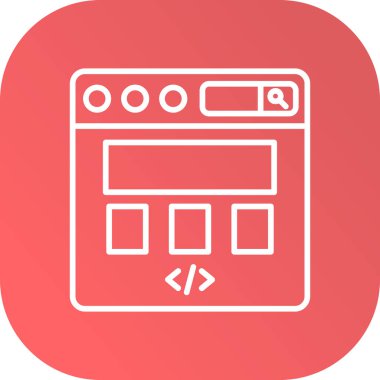 Geliştirme vektörü için web tasarım renk simgesi