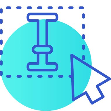 Modern bir simgenin vektör illüstrasyonu