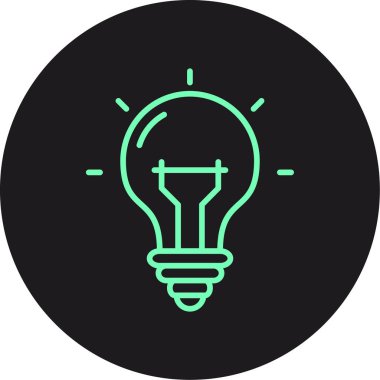 vektör ampul simgesi