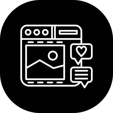 seo modern simgesinin vektör illüstrasyonu