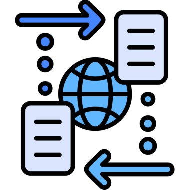 küresel ağ. Basit tasarım