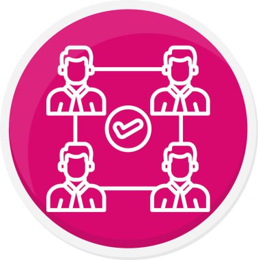 İnsan simgesinin vektör illüstrasyonu