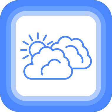 hava simgesi vektör illüstrasyonu