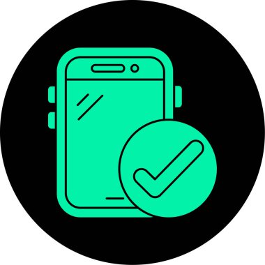 Vektör Mobil simge illüstrasyonu