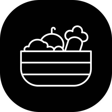 vektör besin simgesi illüstrasyonu