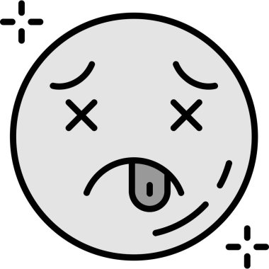 ifade yüz ifadeleri vektör illüstrasyonu