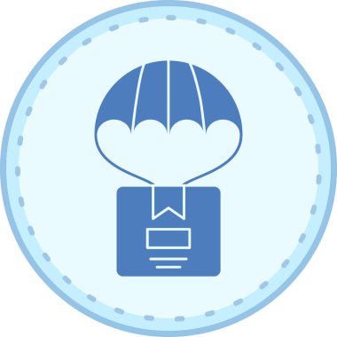 Şemsiyeli bir kadının vektör çizimi