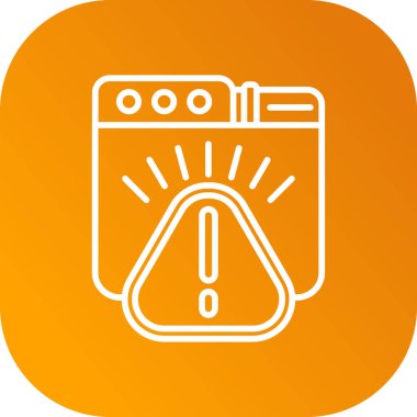 Alarm simgesi soyut arkaplan grubunda izole edildi