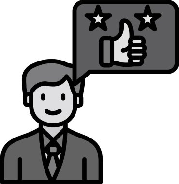 Ana hatlarda geribildirim derecelendirme simgesi