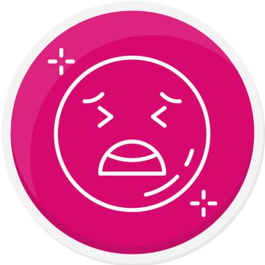 emoji. Web simgesi basit illüstrasyon