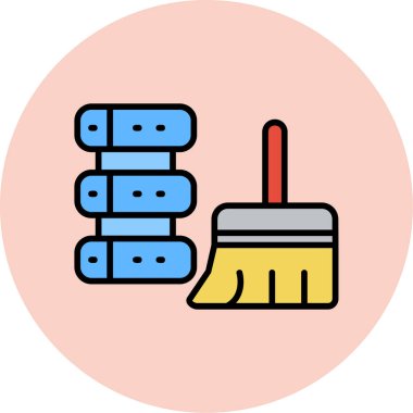 Kova. Web simgesi basit illüstrasyon