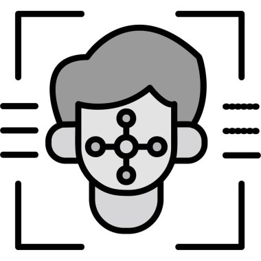 avatar erkek kullanıcı simgesi ana hat biçiminde