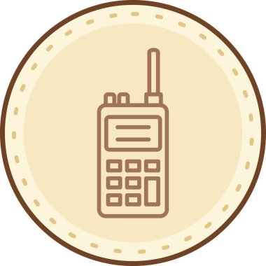 - Telefon. Web simgesi basit illüstrasyon