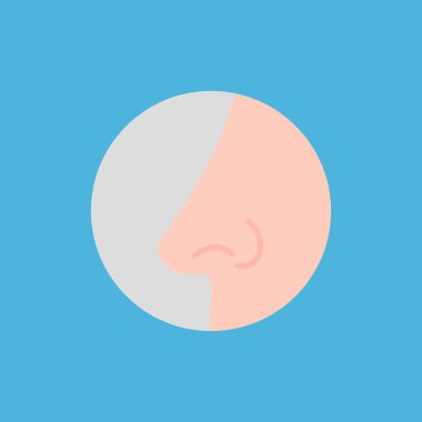 baş insan simgesi, vektör illüstrasyonu