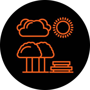 Bulut. Web simgesi basit tasarım