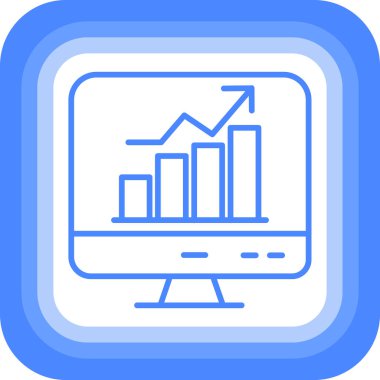 Çizelge. Web simgesi basit illüstrasyon