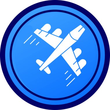 uçak simgesi, vektör biçimi