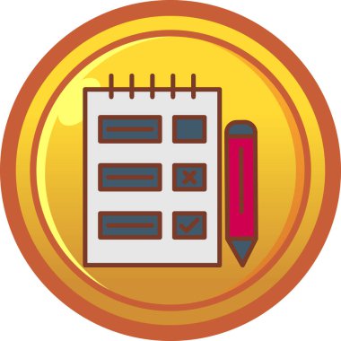 Modern bir simgenin vektör illüstrasyonu