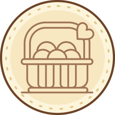 para çantası ikon vektör illüstrasyonu