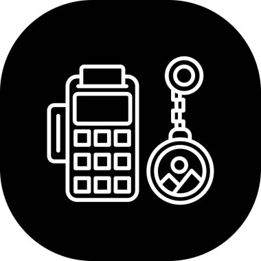 Kolayca değiştirebilen veya düzenleyebilen mobil vektör simgesi