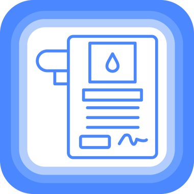 su damlası ikon vektör illüstrasyonu