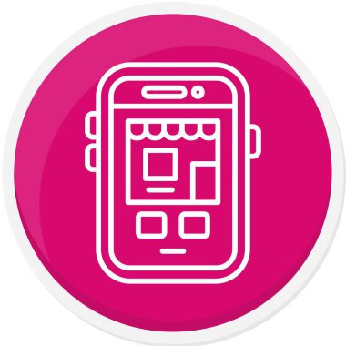 Telefon simgesi vektör illüstrasyonu