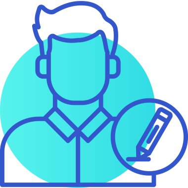 erkek kullanıcı simgesi, vektör çizim