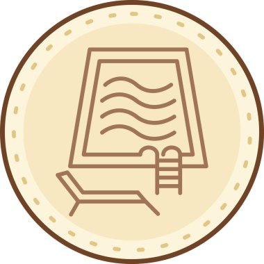 Bir kitap simgesinin vektör illüstrasyonu