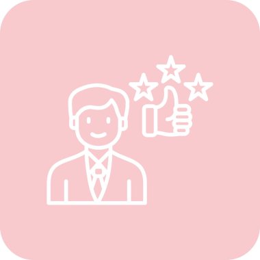 Müşteri derecelendirme rengi vektör illüstrasyonu