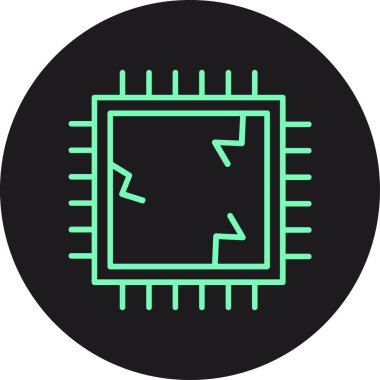 Kişisel ve ticari kullanımda vektör illüstrasyon simgesi