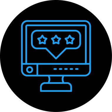 Modern simgenin vektör illüstrasyonu