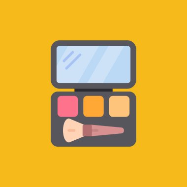 Makyaj fırça vektör simgesi