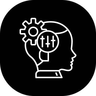 Ampul simgesi ile insan kafasını yönlendir