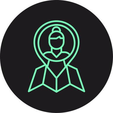 Vektör Avatar Simgesi illüstrasyonu