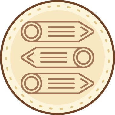 Bozuk para web simgesi, basit vektör illüstrasyonu