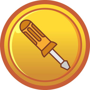 Dövme simgesinin vektör çizimi