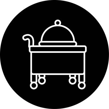 Gıda simgesinin vektör illüstrasyonu