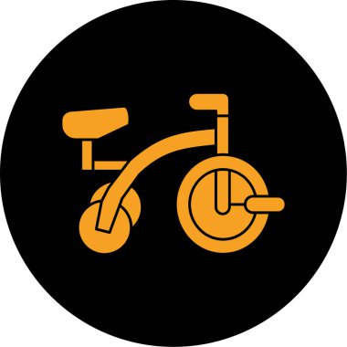 Motosiklet sembolü renk vektörü simgesi