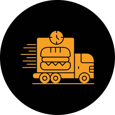 Gıda simgesinin vektör illüstrasyonu