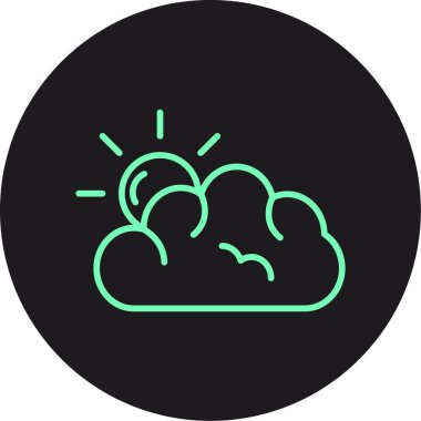 Soyut arkaplanda bulut simgesi izole edildi