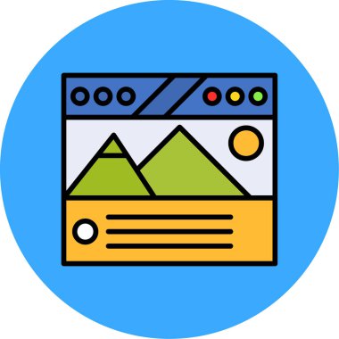 Ağ simgesi. Web simgesi