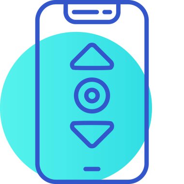 vektör cep telefon simgesi